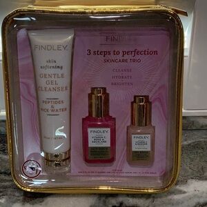 Finley Skincare Trio Set - Pink and Gold